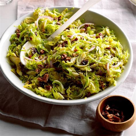 shaved brussels sprout salad recipe taste of home