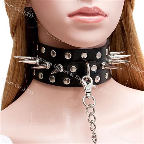 hot hot slave collar sex toys locking rivet neck harness bondage kits