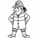 Coloring Extinguisher Fire Firefighter Pages Getcolorings sketch template