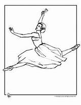 Ballerina Leap Tänzerinnen Coloring Zeichnungen Gemerkt Von sketch template