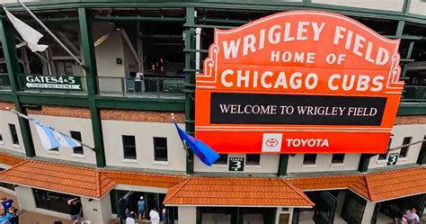 wrigley field drone    week technology science space