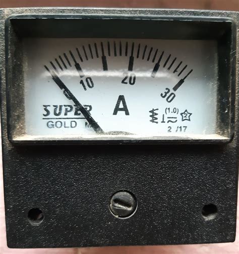 electronic   picture  ammeter ac  dc   direction