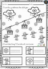 Fichas Conteo Contamos Coloreamos Contar Imageneseducativas Matematicas Coleccion Invierno sketch template
