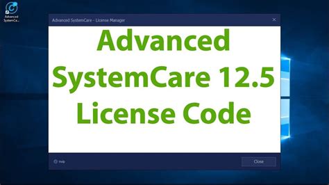 advanced systemcare  pro license code   working