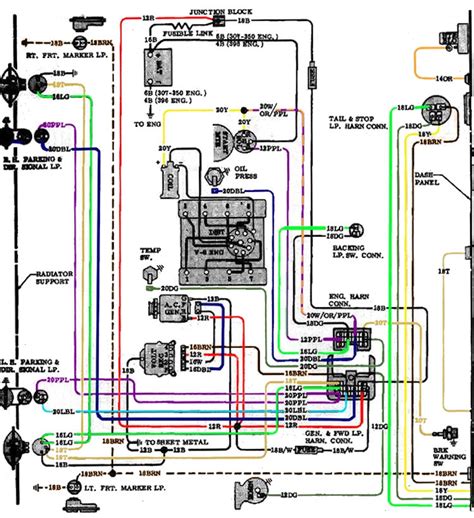 wiring diagram   chevelle engine