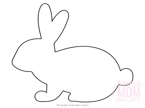 easter bunny template bunny templates easter templates easter