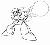 Megaman Mewarnai sketch template