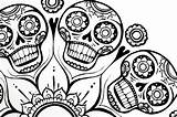 Coloring Skull Skulls Sugar Pages Mandala Flower Printable Owl Adults Colouring Finished Adult Via Freebies Canadian Popular Eyes Coloringhome Library sketch template