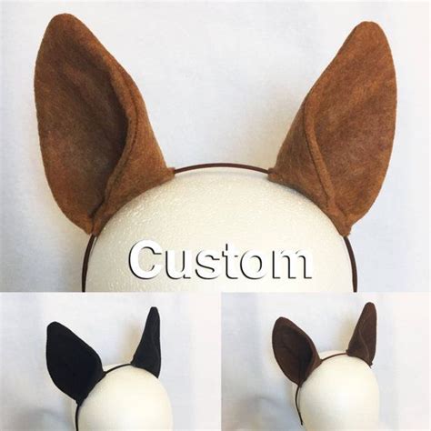 horse ears custom color realistic horse ears headband horse etsy