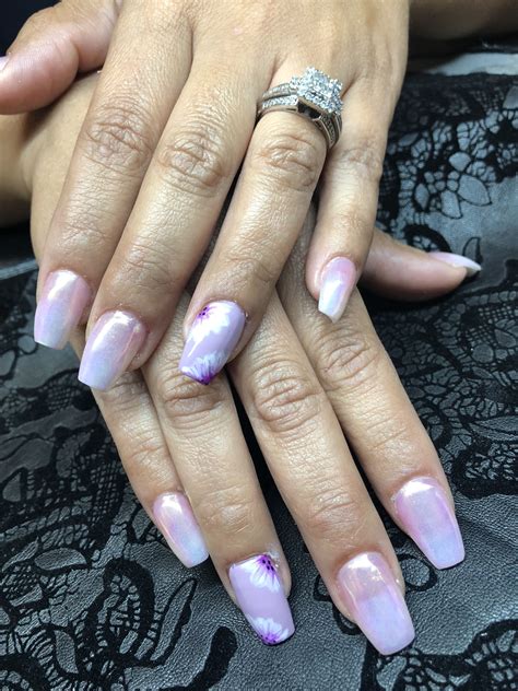 pin  debbie chaney  white orchid nails orchid nails nails white