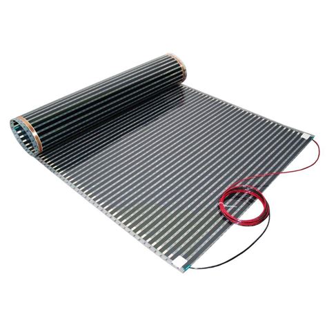 thermosoft  ft     volt floor heating film covers  sq