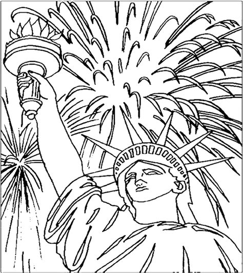 fourth  july coloring pages