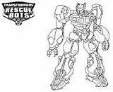Bots Rescue Coloring Pages Heatwave Transformers sketch template