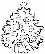Coloring Pages Tree Evergreen Christmas Cute Getcolorings Colouring Color Choose Board sketch template