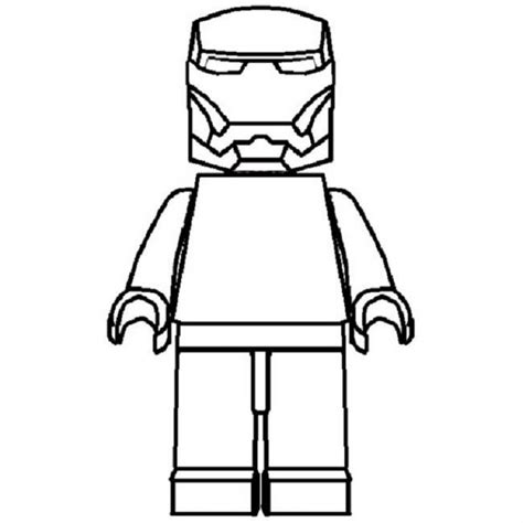 lego man coloring page  students  teacher educative printable
