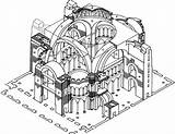Hagia Sophia Byzantine Virtual Tour sketch template