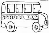 Bus School Coloring Pages Colorings sketch template