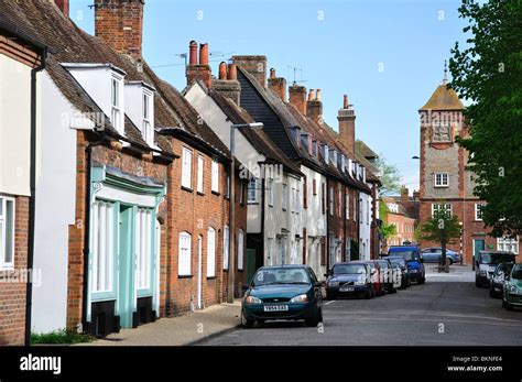 church street baldock hertfordshire england united kingdom stock