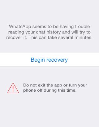 fix whatsapp trouble reading  chat history problem