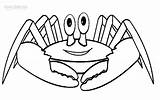 Krabbe Ausmalbilder Krabben Getdrawings Blaue sketch template
