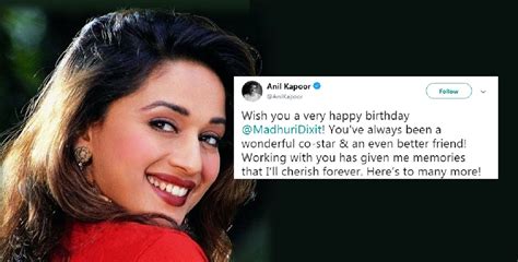 madhuri dixit turns 52 see how bollywood wished the