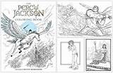 Percy Jackson Book Coloring Robinson Keith Behind Illustrated Thief Project Well sketch template