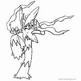 Blaziken Pokemon sketch template