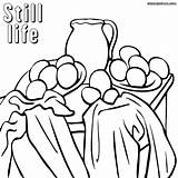 Still Life Coloring Pages Fruit Drawing Cezanne Getdrawings Library Clipart Clip sketch template