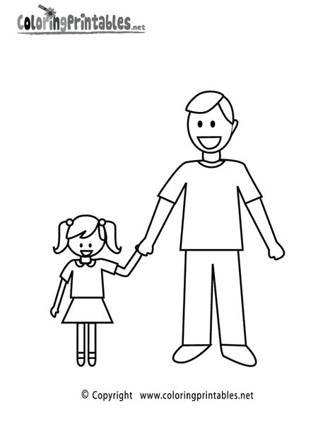 printable fathers day coloring page