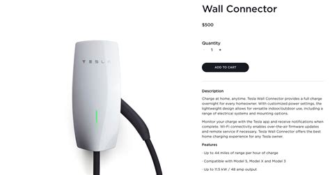 tesla debuts  gen wall connector charger  wi fi   white glass design
