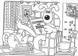 Gromit Electronics Coloring Read Pages Printable Reads Wallace Supercoloring Color sketch template