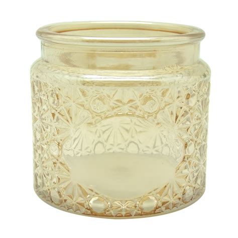 9oz Colored Star Faceted 30cl Glass Candle Decorative Jars 10oz