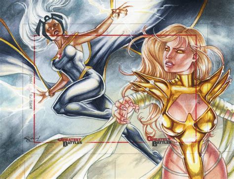 Storm Vs Emma Frost From The Avx Storyline By