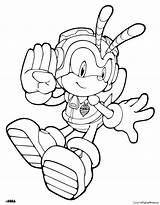 Coloring Pages Sonic Characters Baby Unleashed Getcolorings Printable Getdrawings Print sketch template