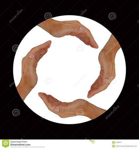 circle  hands stock photo image   advertising