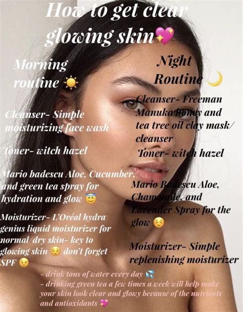 Pin By 𝑎 𝑠𝑎𝑓𝑒 𝑝𝑙𝑎𝑐𝑒 On Self Care Clear Glowing Skin Clear Skin Tips