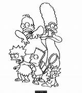 Simpson Simpsons Coloring Pages Marge Family Kids Printable Lisa Bart Homer Color Maggie Clipart Getcolorings Para Ecoloringpage Colorear Getdrawings Library sketch template