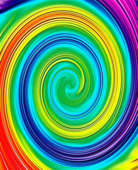 rainbow swirl  photo  freeimages