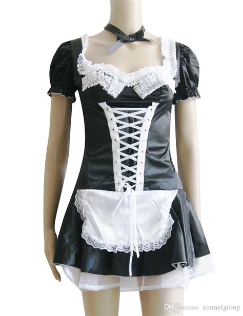 2019 Excellent Quality Sexy French Maid Costume Deluxe