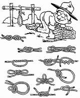 Scouts Knot Tocolor sketch template