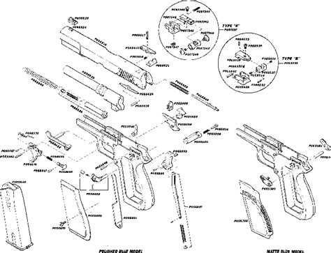 part  part  model browning hipower field bev fitchetts guns
