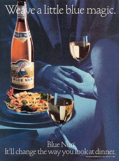 Blue Nun Wine Blue Nun Wine Blue Magic Print Ads