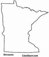 Minnesota Coloring Pages State Map Flag States Choose Board Crafts Homeschool Maps Activities Sketch Cards sketch template