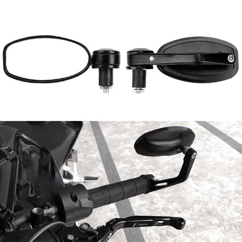 pc bikight aluminum alloy bike handlebar mirror adjustable electric bike motorcycle handle rear