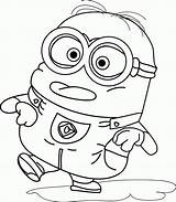 Coloring Bob Pages Minions Comments sketch template