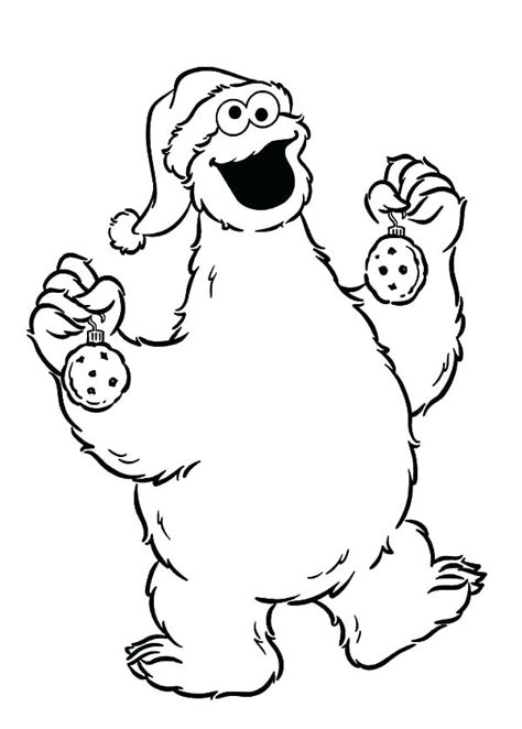 elmo  cookie monster coloring pages  getdrawings