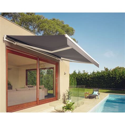 windoware    charcoal easy fit awning bunnings warehouse  mount blinds indoor