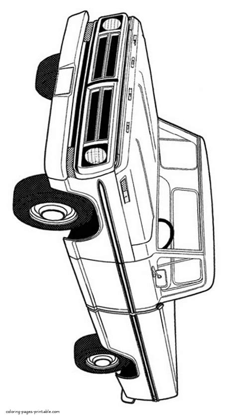 pickup truck coloring book coloring pages printablecom