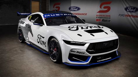 ford mustang race car    liter australian monster