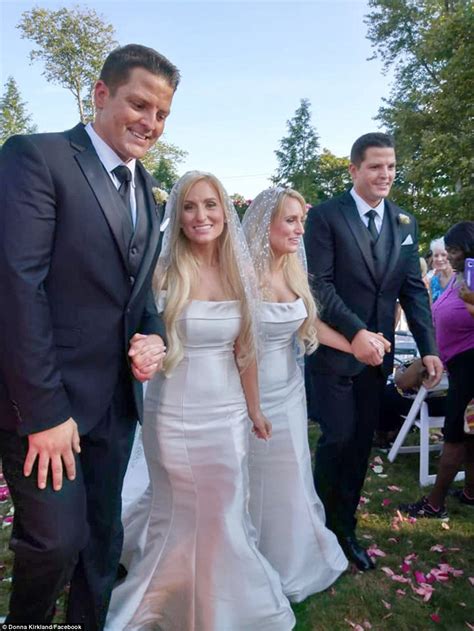 identical twin sisters marry identical twin brothers daily mail online